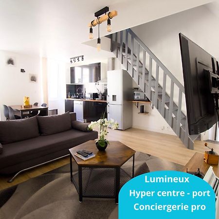 Triplex Lumineux A Cherbourg, Hyper Centre, 2 Pas Du Port & Vie Nocturne, Intendance Luxury Host Ngoại thất bức ảnh